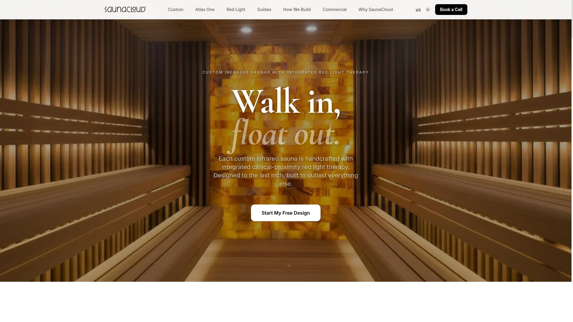 SaunaCloud website
